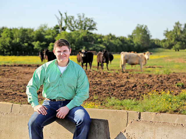 Trey Denny began cattle ranching at 12 years old. Heâ€™s already seen both sides of the market, Image by Karl Wolfshohl